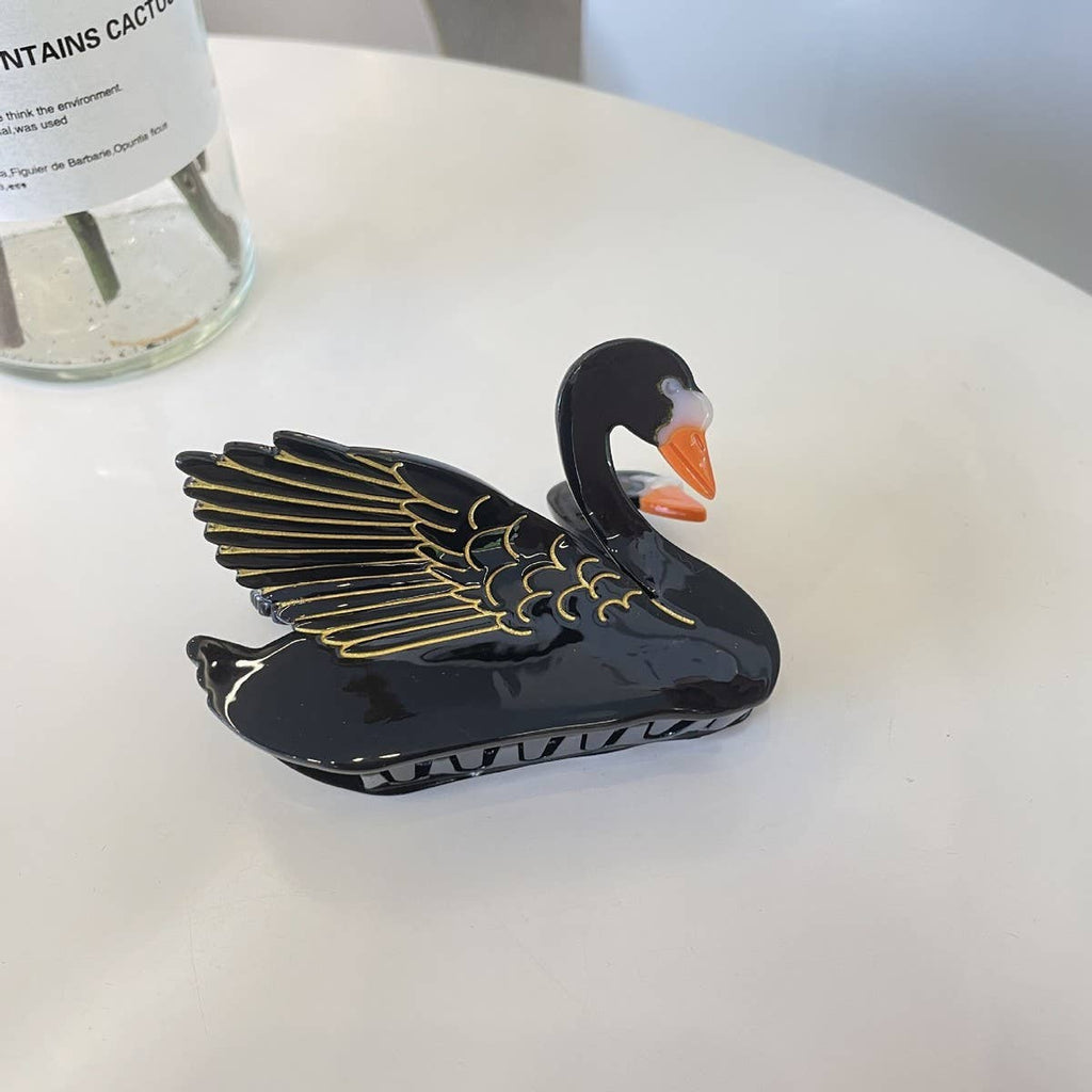 Black Swan Hair Clip