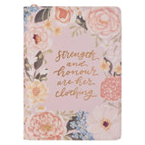 Journal Classic Zip Pink Strength & Dignity Prov. 31:25 New