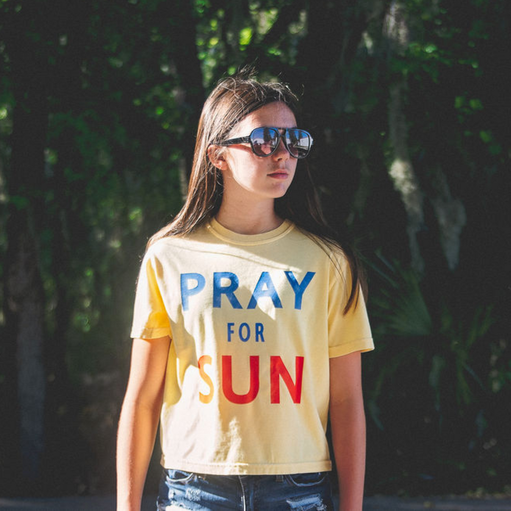 Pray for Sun Midi Tshirt Tee Shirt