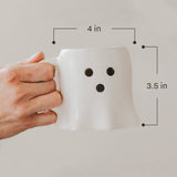 Cream Ghost Coffee Mug - Halloween & Fall Decor