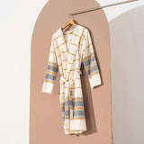 Bathrobe Turkish Cotton LightWeight Summer Hood Kimono Robe