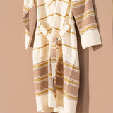 Bathrobe Turkish Cotton LightWeight Summer Hood Kimono Robe