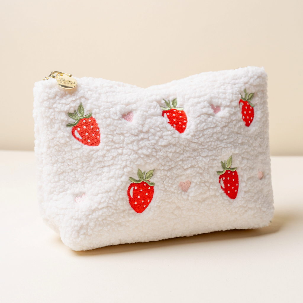 Teddy Pouch -Strawberry