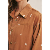 Embroidered Cotton Utility Jacket