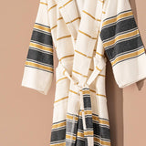 Bathrobe Turkish Cotton LightWeight Summer Hood Kimono Robe