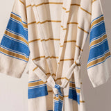 Bathrobe Turkish Cotton LightWeight Summer Hood Kimono Robe