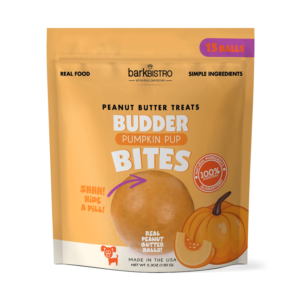 Pumpkin Pup Budder Bites (Peanut Butter)