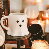Cream Ghost Coffee Mug - Halloween & Fall Decor