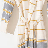 Bathrobe Turkish Cotton LightWeight Summer Hood Kimono Robe