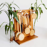 Bamboo 10" Short-handle Bath Brush