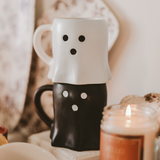 Cream Ghost Coffee Mug - Halloween & Fall Decor