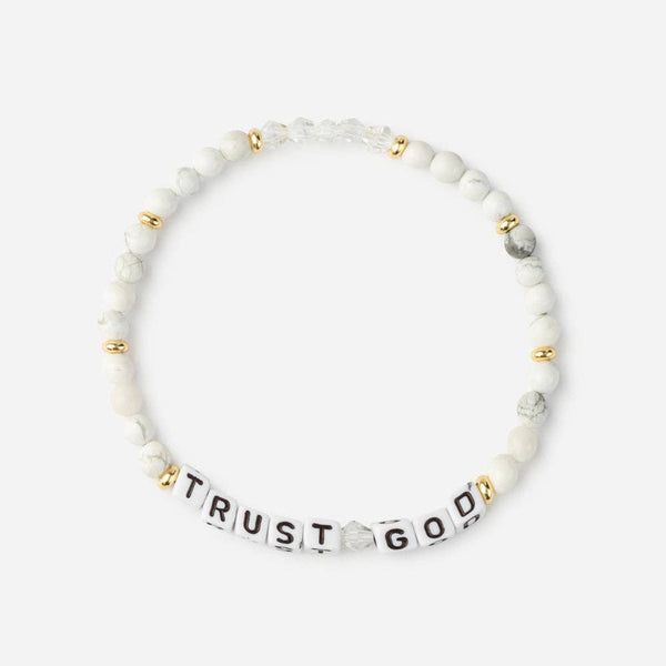 Trust God Letter Bracelet