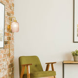 32"H Davia Retro Wall Sconce Pink, White, Smoke, or Green