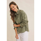 Embroidered Cotton Utility Jacket