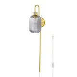 32"H Davia Retro Wall Sconce Pink, White, Smoke, or Green