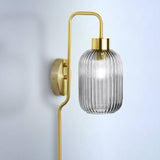 32"H Davia Retro Wall Sconce Pink, White, Smoke, or Green