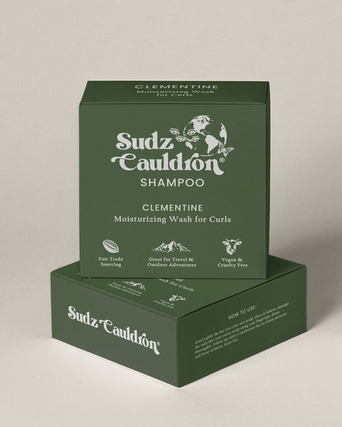 Moisturizing Wash for Curls, Clementine Solid Shampoo