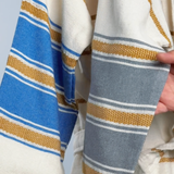 Bathrobe Turkish Cotton LightWeight Summer Hood Kimono Robe