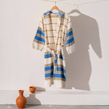Bathrobe Turkish Cotton LightWeight Summer Hood Kimono Robe