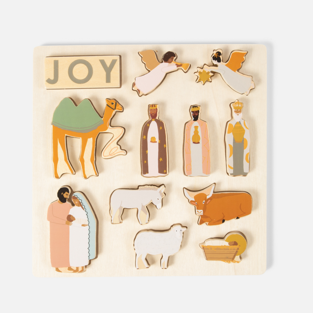 Nativity Wooden Puzzle | Gift | Kids Toy Christian Catholic