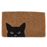 Peeking Cat Doormat-18X30"L