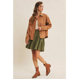 Embroidered Cotton Utility Jacket