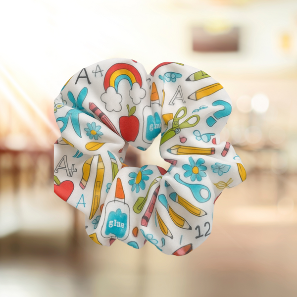 A+ School Days Oversized Satin Scrunchie