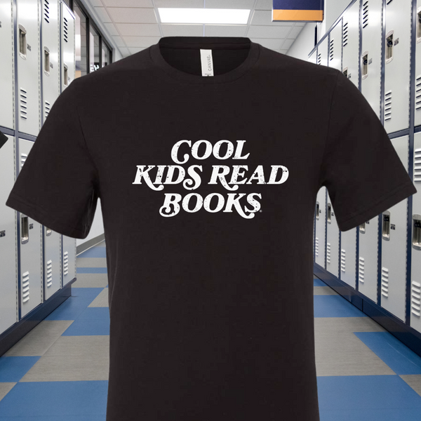 Cool Kids Read Books Adult Tee