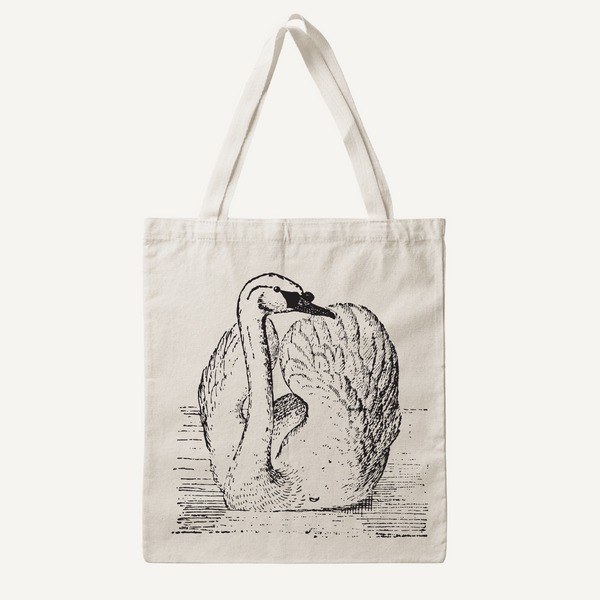 Swan Sketch Tote