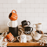 Cream Ghost Coffee Mug - Halloween & Fall Decor