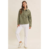 Embroidered Cotton Utility Jacket