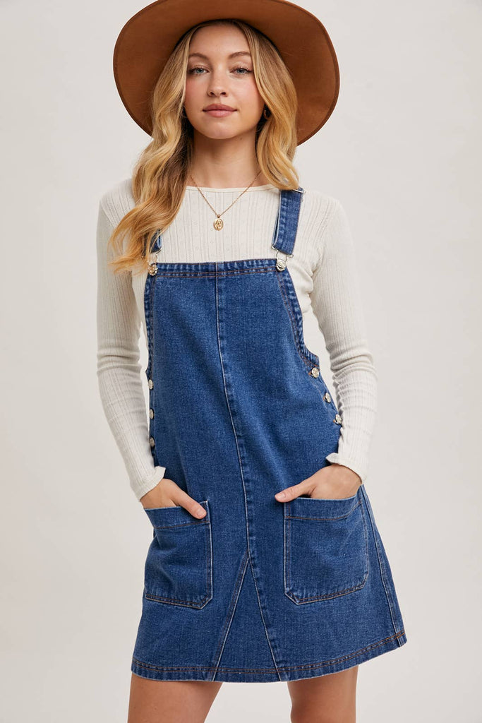 Denim Overall Dress
