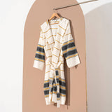 Bathrobe Turkish Cotton LightWeight Summer Hood Kimono Robe