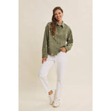 Embroidered Cotton Utility Jacket