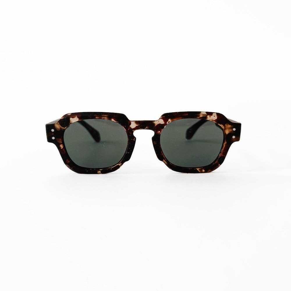 Blocky Square Retro Sunglasses