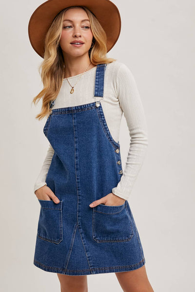 Denim Overall Dress