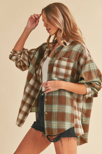 845AN Noelle Flannel Shirt 1