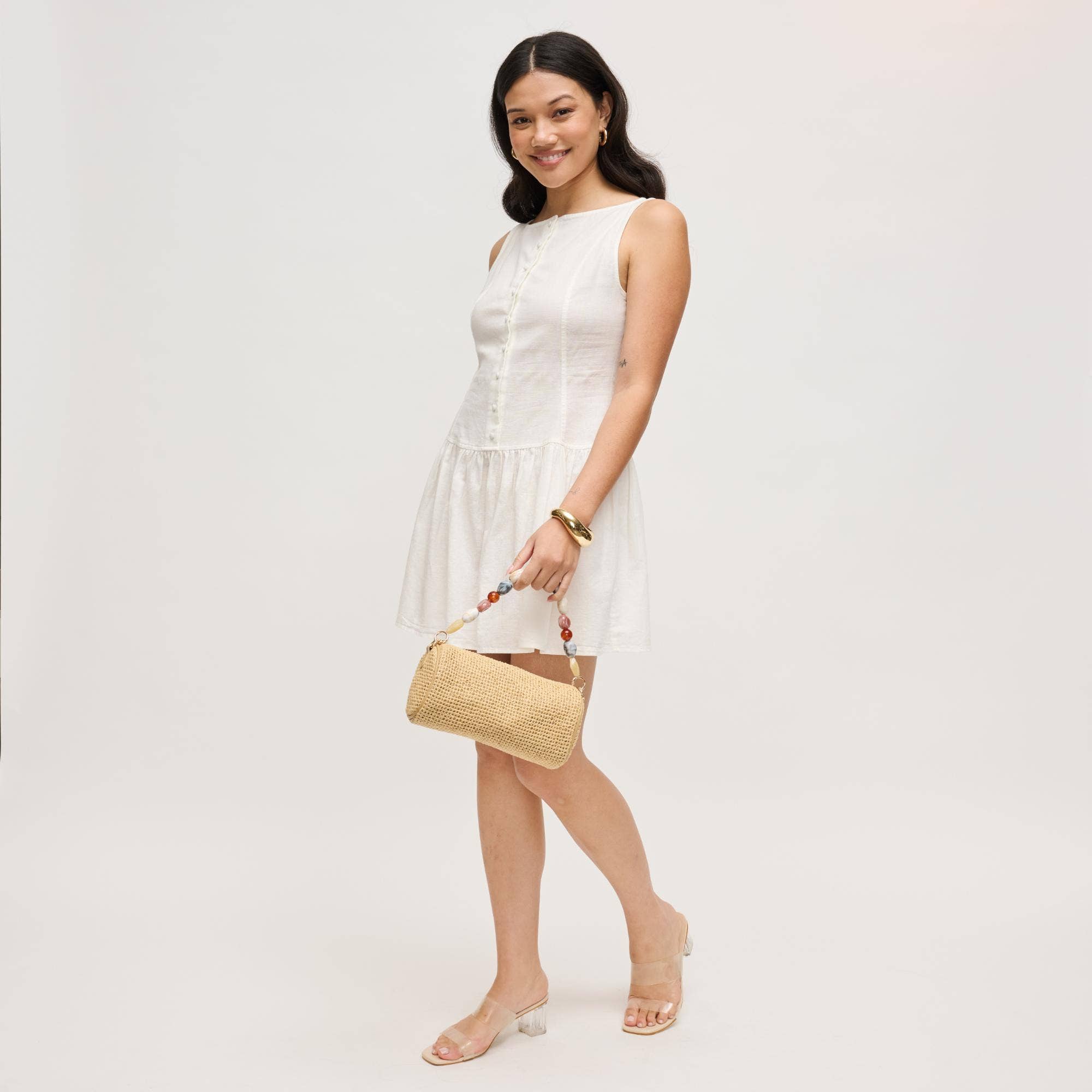 Rachel - Straw Clutch