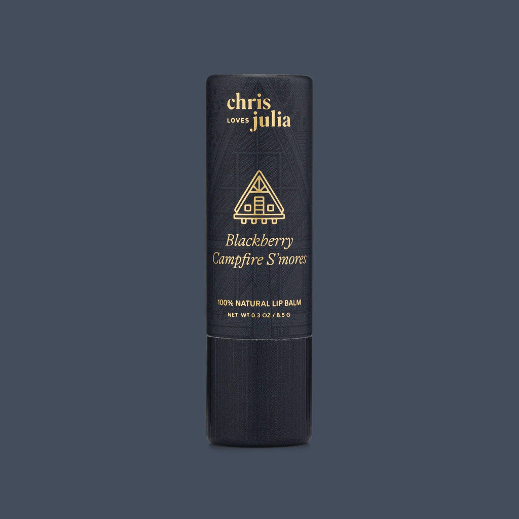 Lip Balm, Chris Loves Julia, Blackberry Campfire S'mores