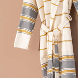 Bathrobe Turkish Cotton LightWeight Summer Hood Kimono Robe