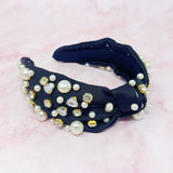 My Winslet Jeweled Satin Headband