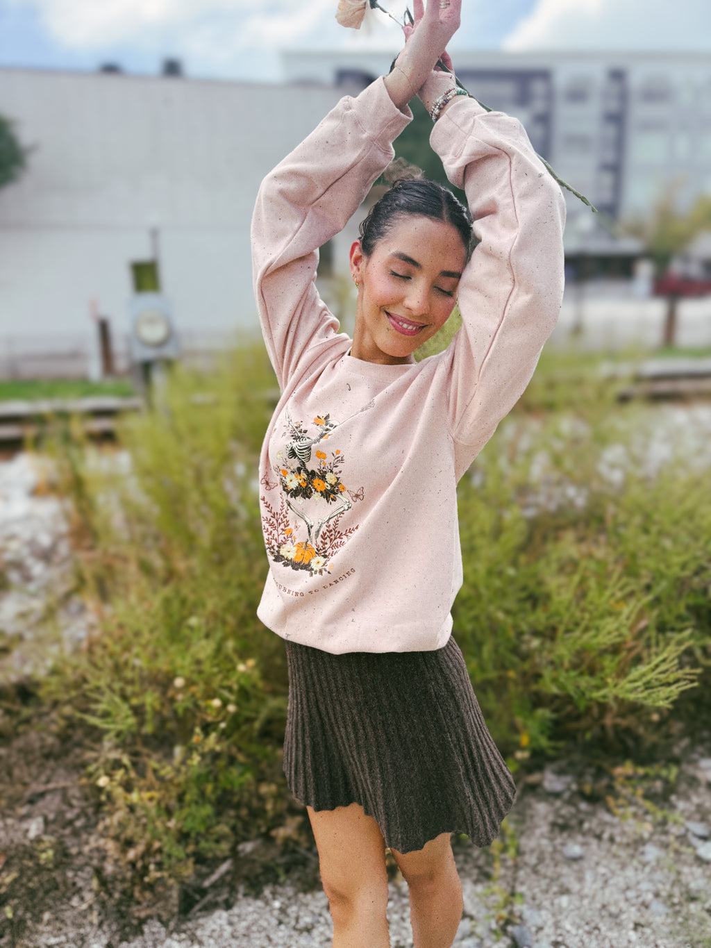 You Turn Mourning to Dancing Crewneck