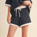 Wrenna Contrast Edge Shorts