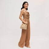 Emery Beaded Handle Crossbody Bag