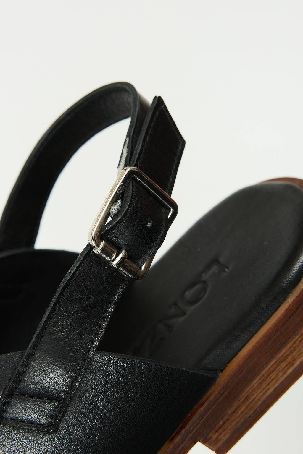 Bergen Black Leathers Sandals