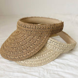 Chic Straw Visor Hats for Summer