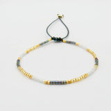 Dainty 3 Tone Bracelet - 24k Gold Plated