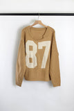 Vintage Varsity "87" Knit Sweater
