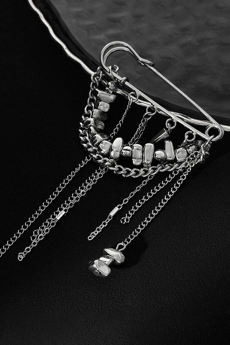 Elegant Chain Brooch for Women