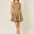 Judy Linen Bubble Dress